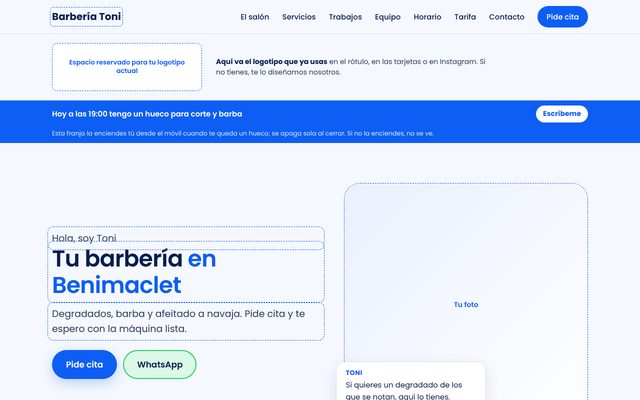 Muestra del estilo Cercano