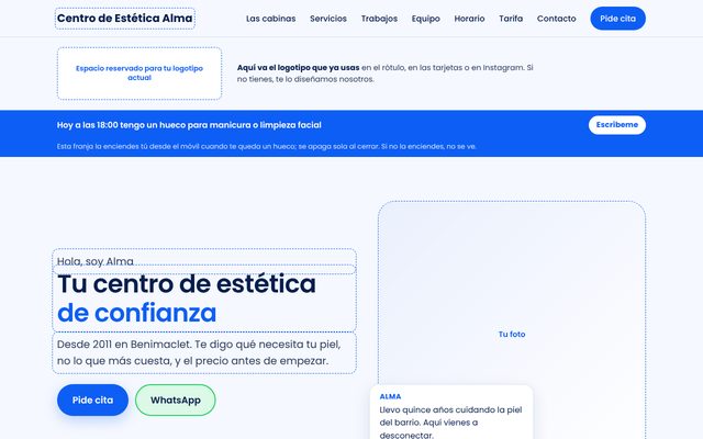 Muestra del estilo Cercano