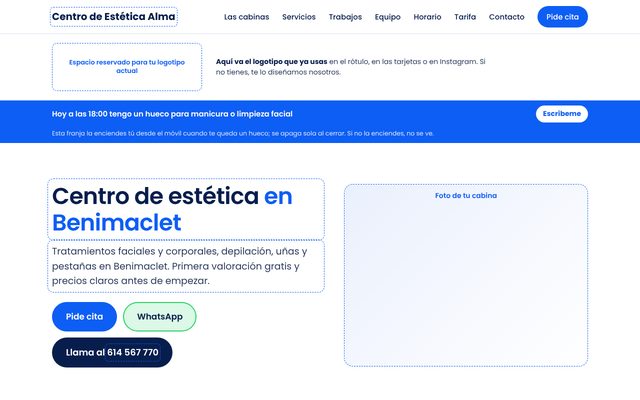 Muestra del estilo Sobrio