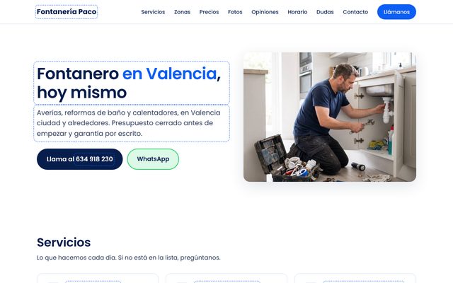 Muestra del estilo Sobrio