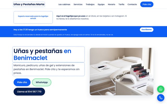 Muestra del estilo Sobrio